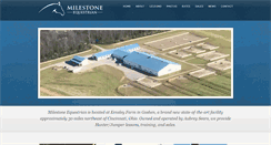 Desktop Screenshot of milestone-equestrian.com